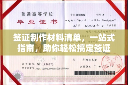 界首签证制作材料清单，一站式指南，助你轻松搞定签证