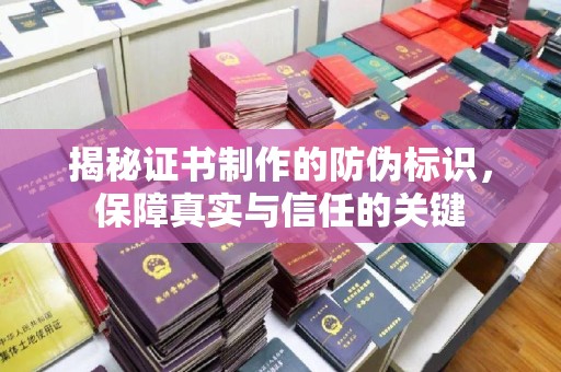 界首揭秘证书制作的防伪标识，保障真实与信任的关键