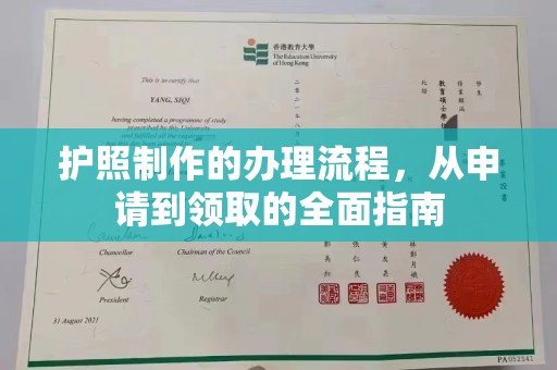 界首护照制作的办理流程，从申请到领取的全面指南