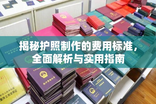 界首揭秘护照制作的费用标准，全面解析与实用指南