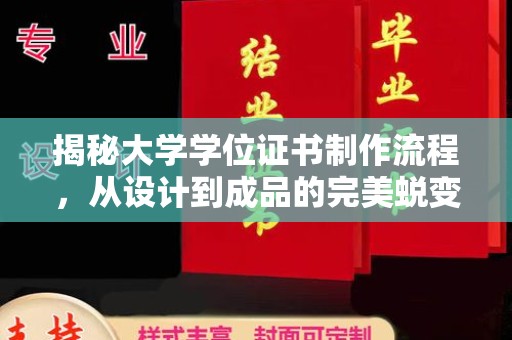 界首揭秘大学学位证书制作流程，从设计到成品的完美蜕变