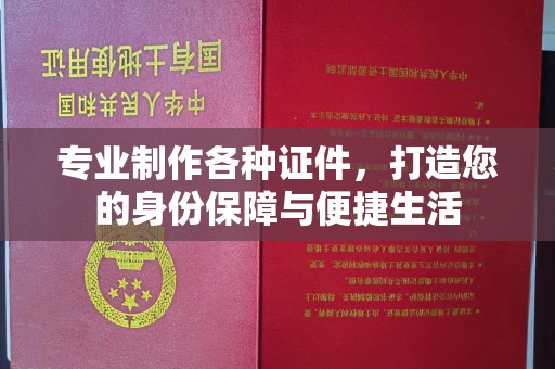 界首专业制作各种证件，打造您的身份保障与便捷生活
