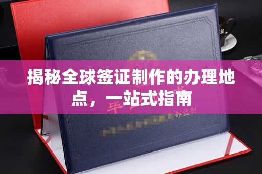 界首揭秘全球签证制作的办理地点，一站式指南
